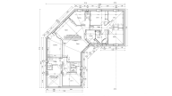 Plan d'origine de l'habitation fourni par le client.