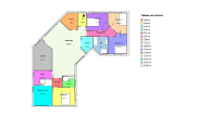 Tableau des surfaces de l'habitation après mise aux normes APMR.